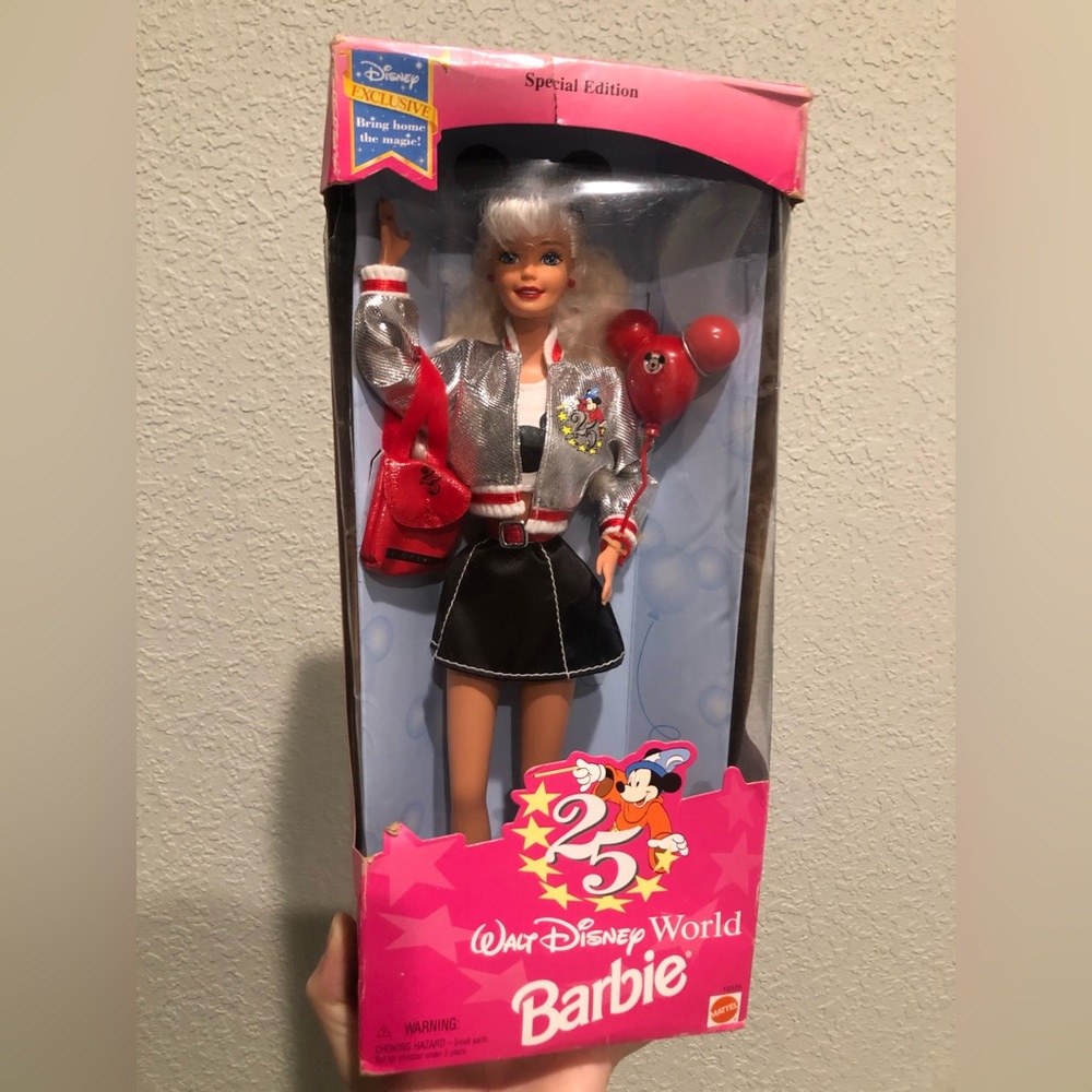 SOLD- Barbie 25th anniversary Walt Disney World - NEW IN BOX